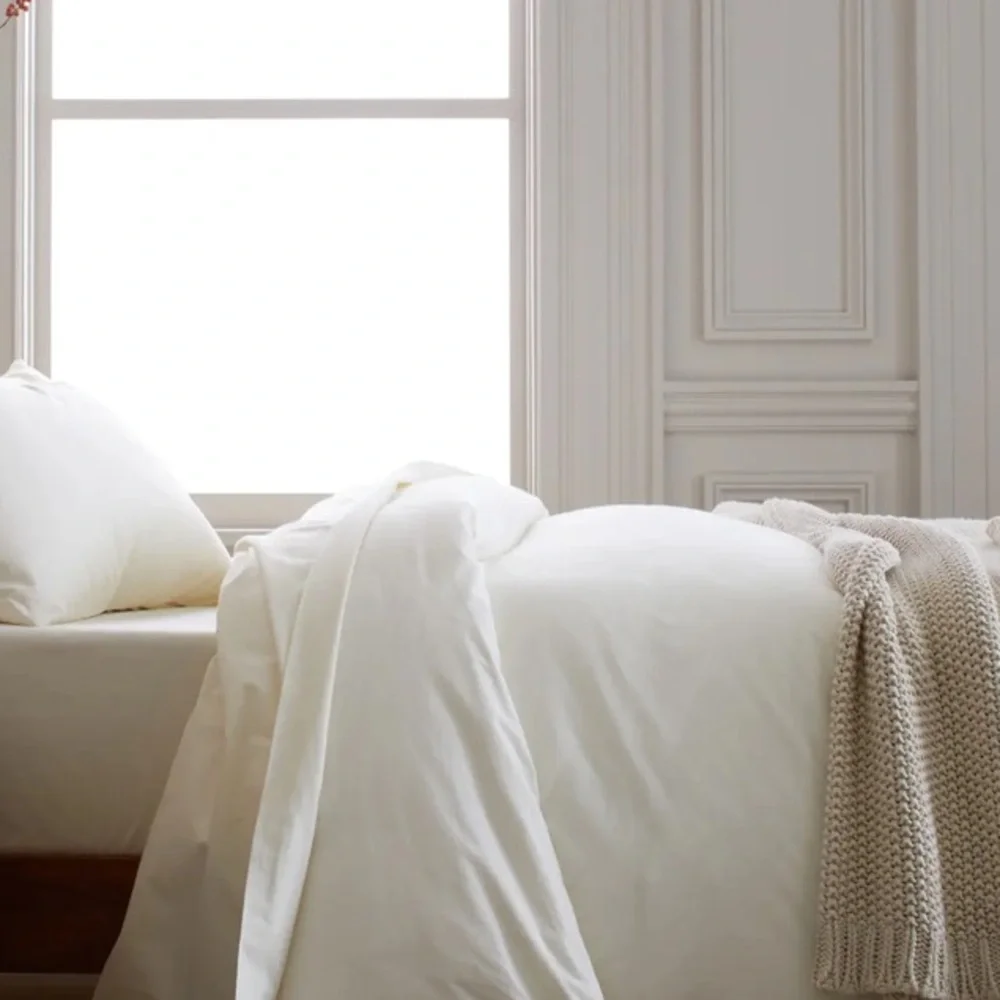 NWOT Quince Classic Organic Brushed Cotton Duvet Cover Set